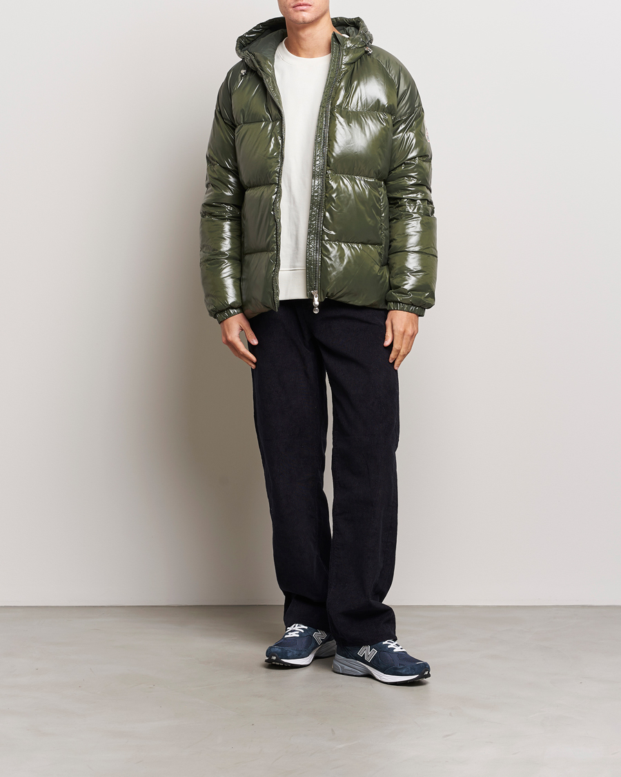 Homme | Manteaux Et Vestes | Pyrenex | Sten Hooded Puffer Jacket Deep Khaki