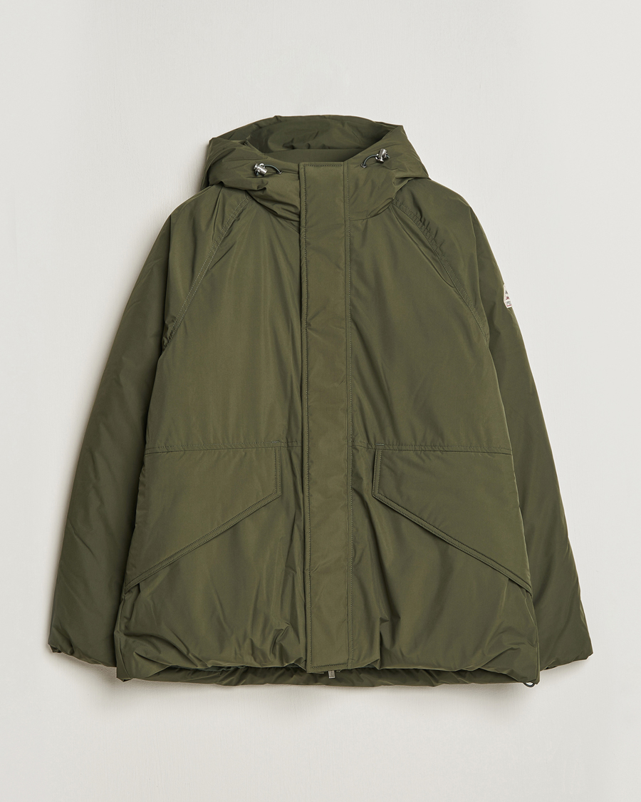 Homme | Manteaux Et Vestes | Pyrenex | Covert Hooded Down Jacket Deep Khaki