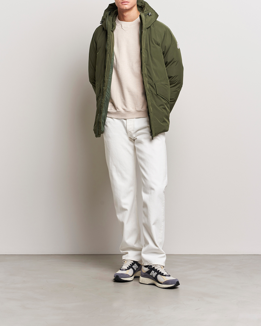 Homme | Manteaux Et Vestes | Pyrenex | Covert Hooded Down Jacket Deep Khaki