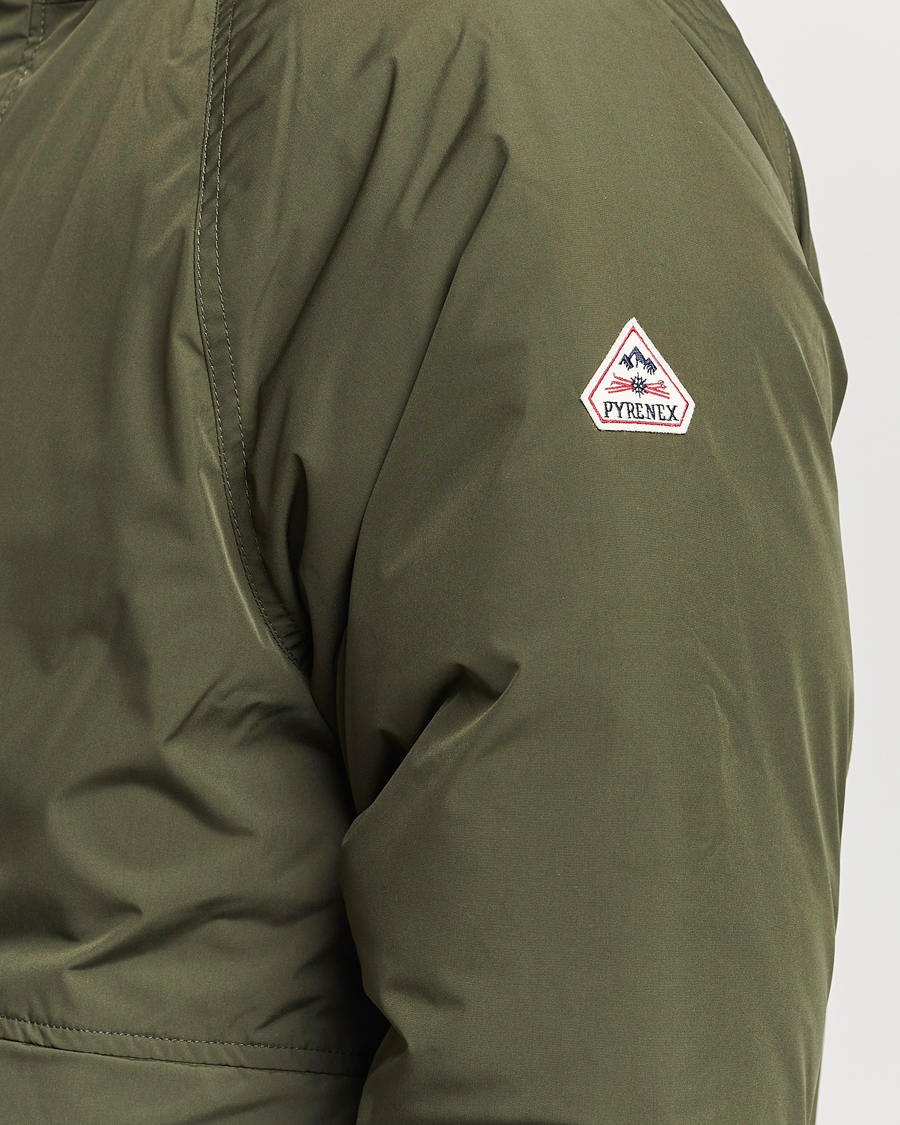 Homme | Manteaux Et Vestes | Pyrenex | Covert Hooded Down Jacket Deep Khaki