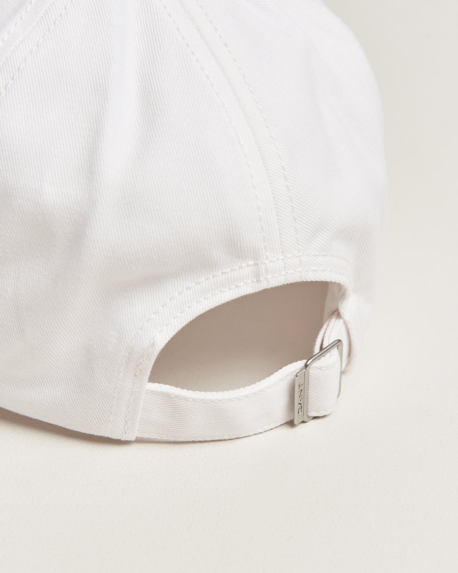 Homme | GANT High Cotton Twill Cap White | GANT | High Cotton Twill Cap White
