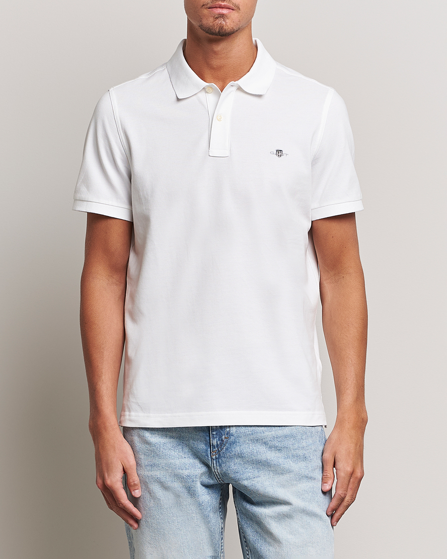 Homme | Polos | Gant | The Original Polo White