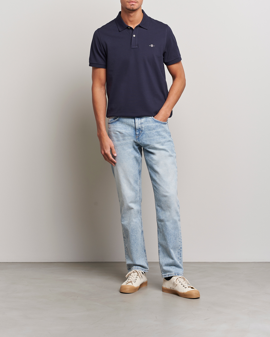 Homme | Polos | Gant | The Original Polo Evening Blue