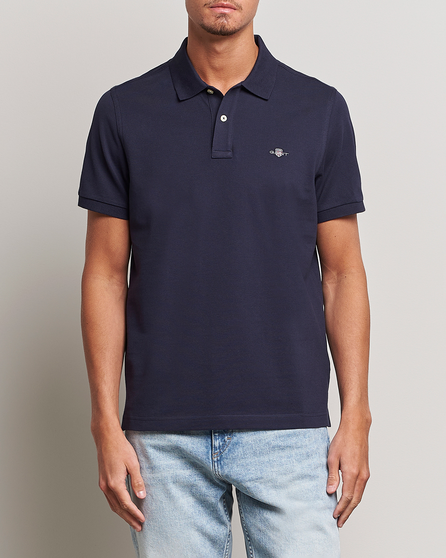 Homme | Polos | Gant | The Original Polo Evening Blue