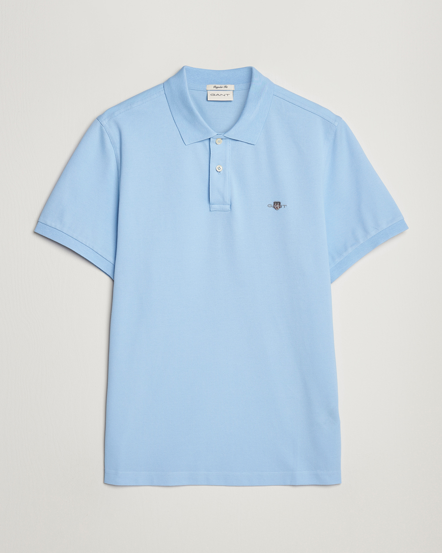 Homme | Polos | Gant | The Original Polo Capri Blue