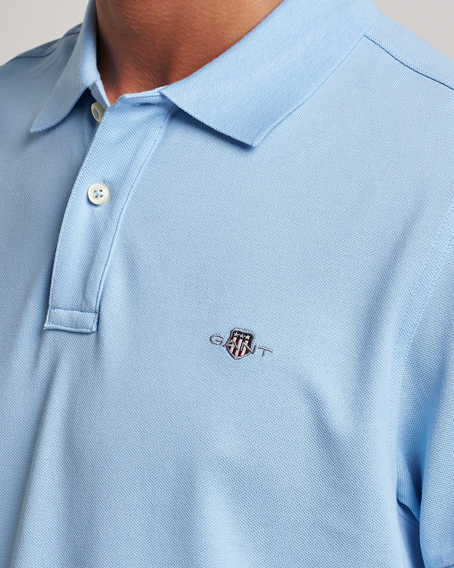 Homme | Polos | Gant | The Original Polo Capri Blue