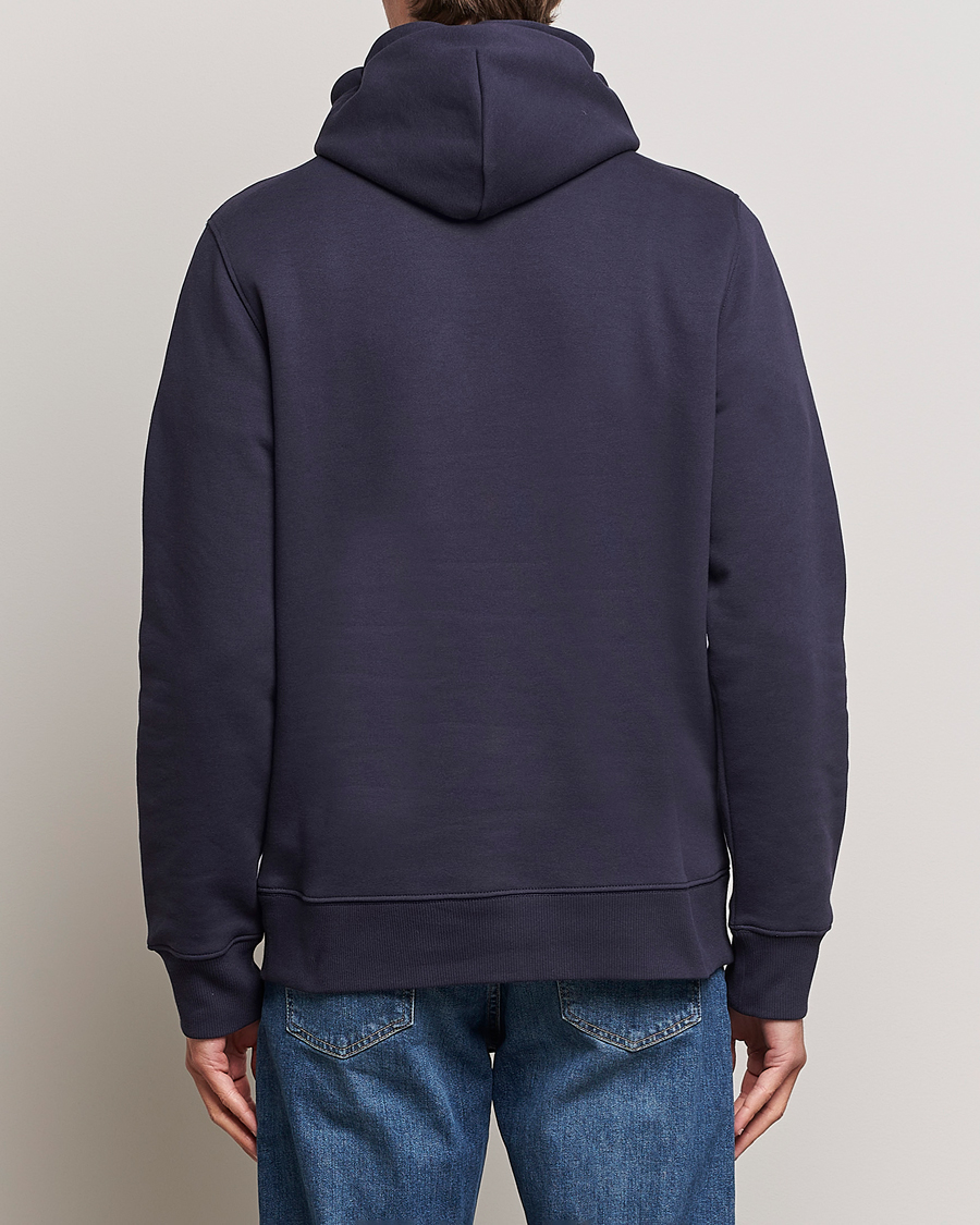 Homme | Pulls Et Tricots | GANT | Original Shield Logo Hoodie Evening Blue