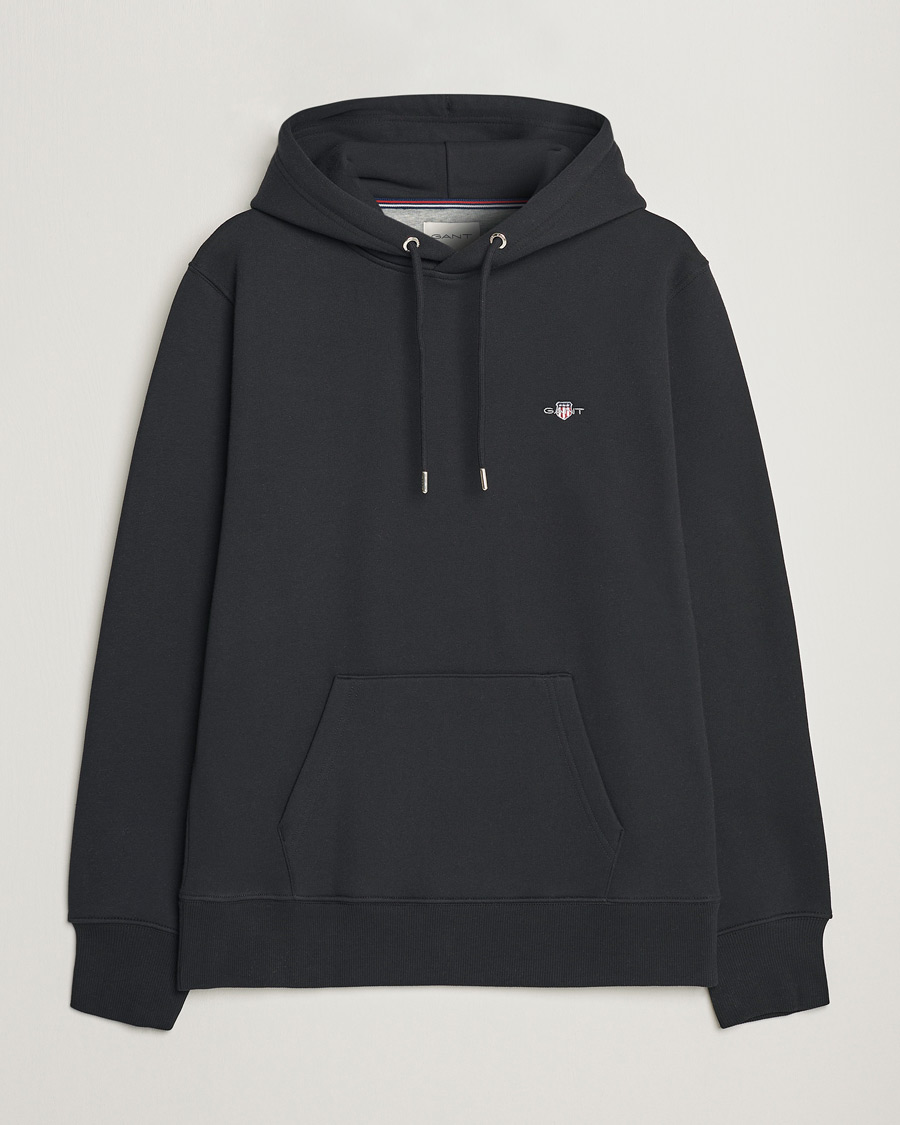 Homme | Pulls Et Tricots | Gant | Original Shield Logo Hoodie Black