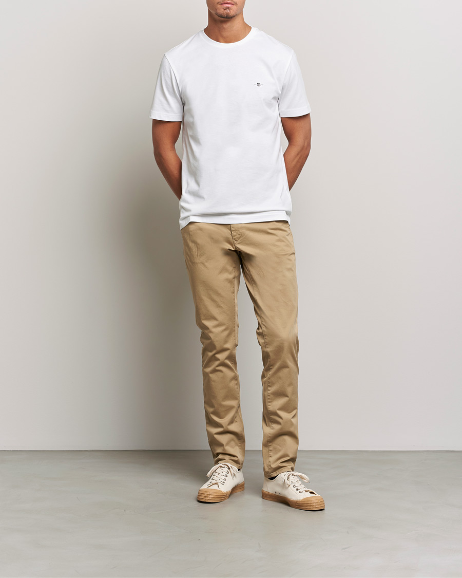 Homme | T-shirts | Gant | The Original Solid T-Shirt White
