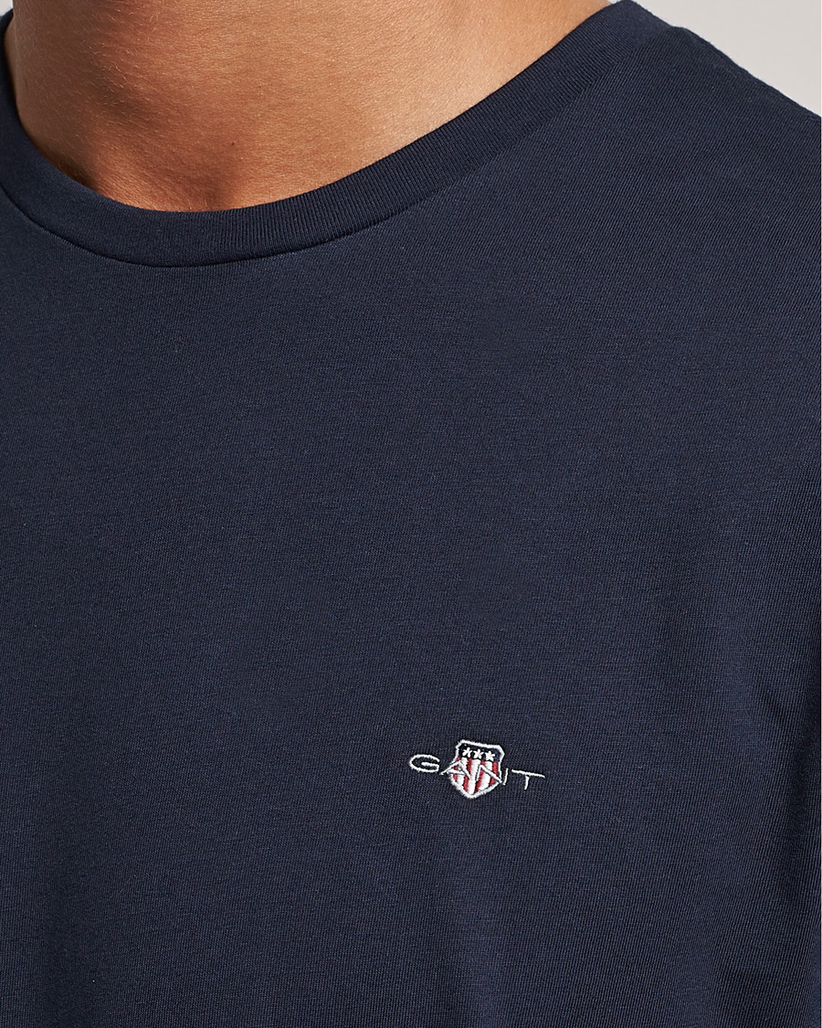 Homme | T-shirts | Gant | The Original Solid T-Shirt Evening Blue