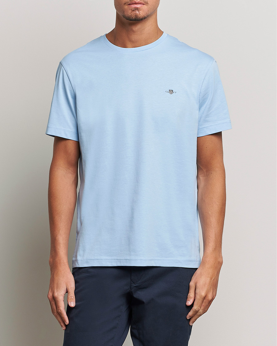 Homme | T-shirts | Gant | The Original Solid T-Shirt Capri Blue