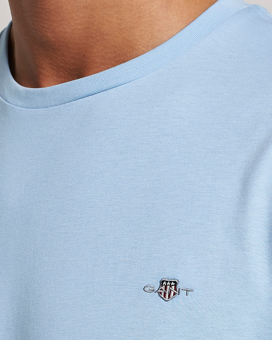 Homme | T-shirts | Gant | The Original Solid T-Shirt Capri Blue