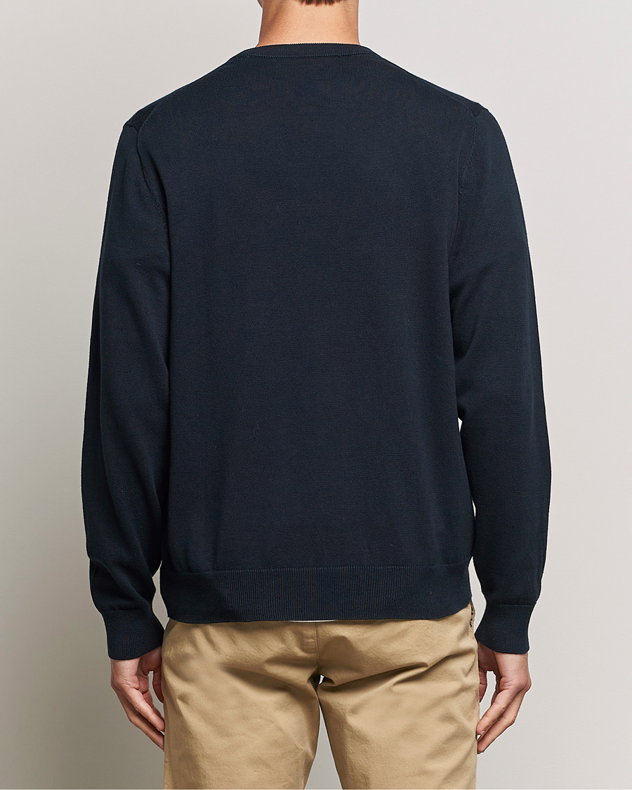 Homme | Pulls Et Tricots | Gant | Classic Cotton V-Neck Evening Blue