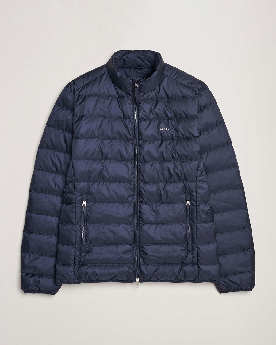 Homme | Manteaux Et Vestes | GANT | The Light Down Jacket Evening Blue