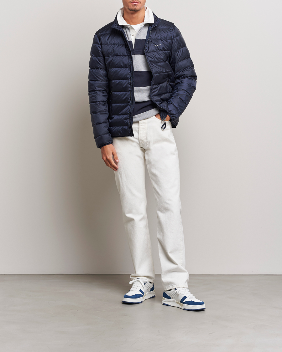 Homme | Manteaux Et Vestes | Gant | The Light Down Jacket Evening Blue