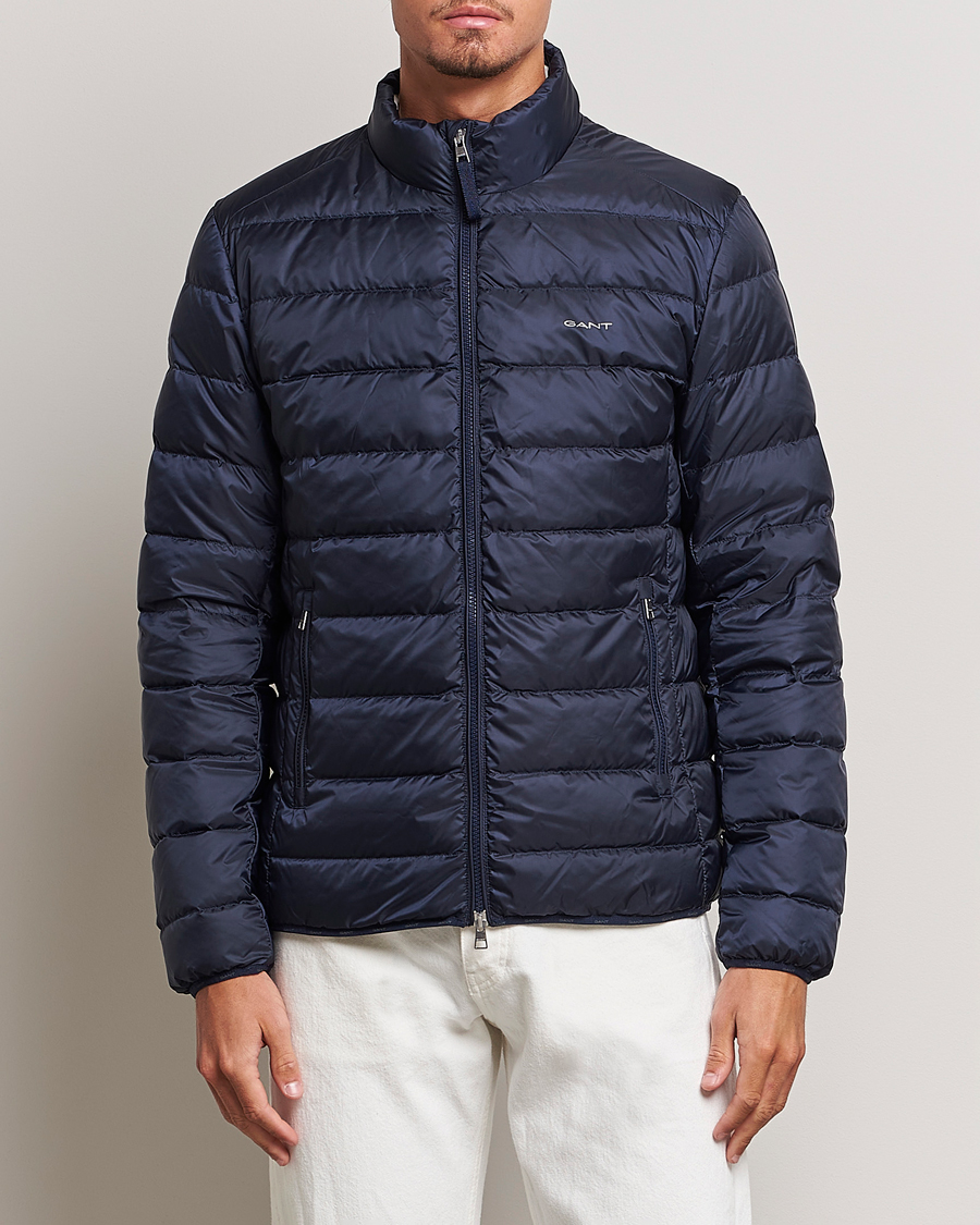 Homme | Manteaux Et Vestes | Gant | The Light Down Jacket Evening Blue