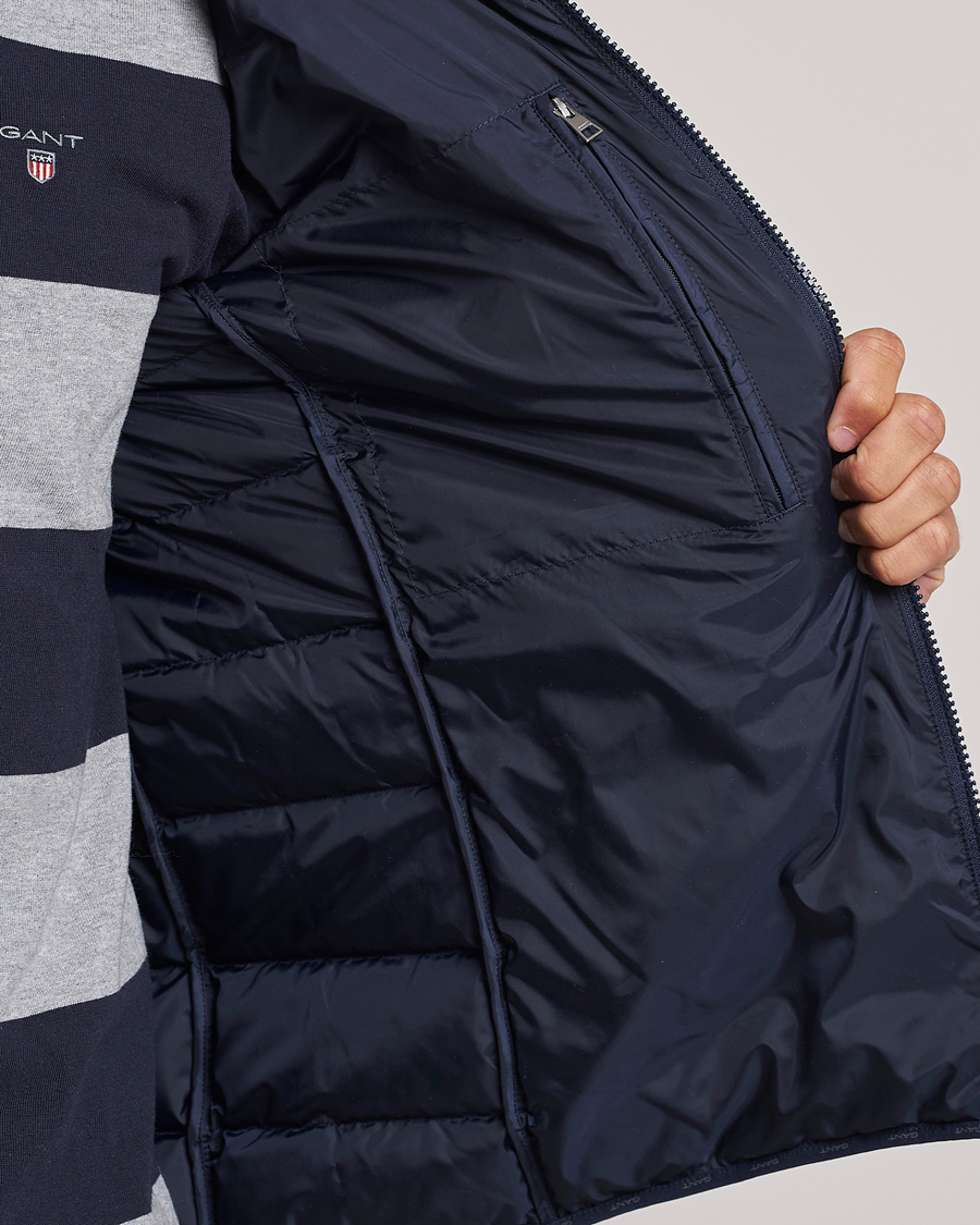 Homme | Manteaux Et Vestes | GANT | The Light Down Jacket Evening Blue