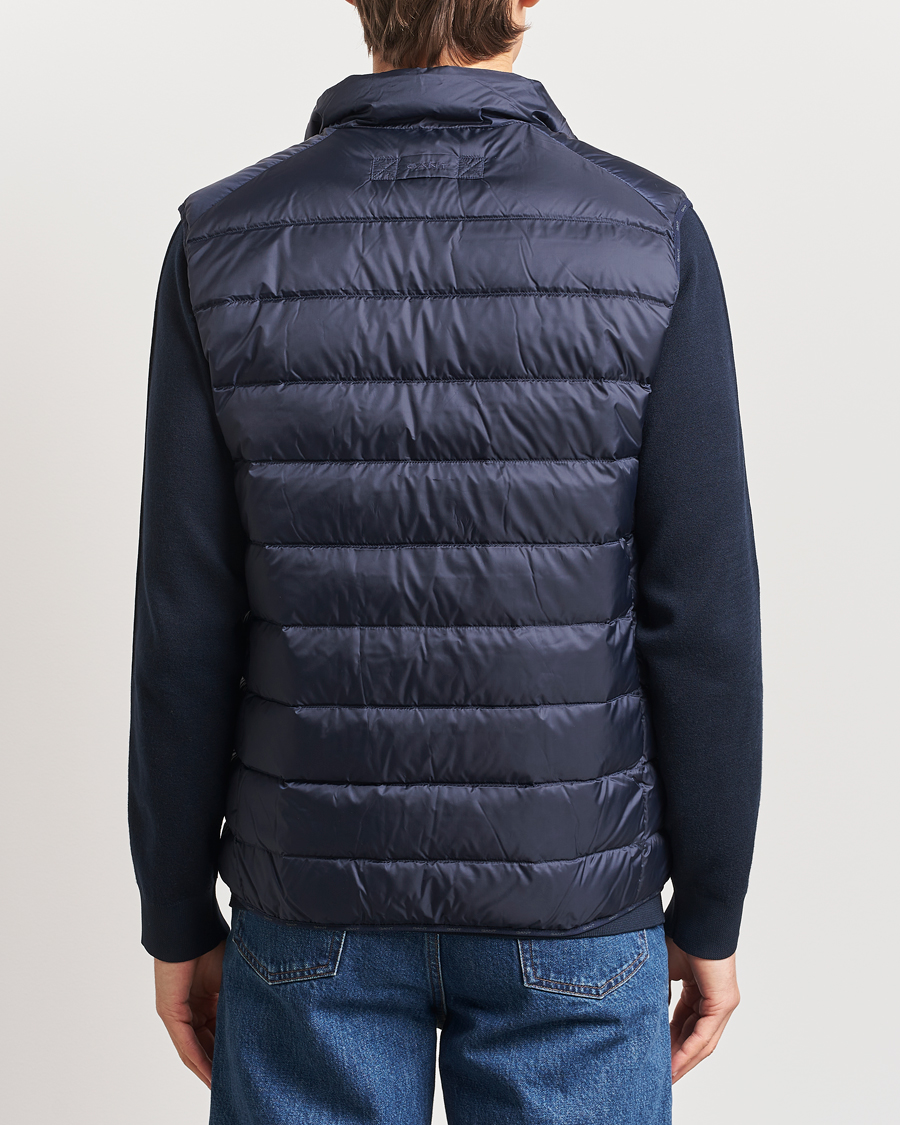 Homme | Manteaux Et Vestes | GANT | The Light Down Gilet Evening Blue