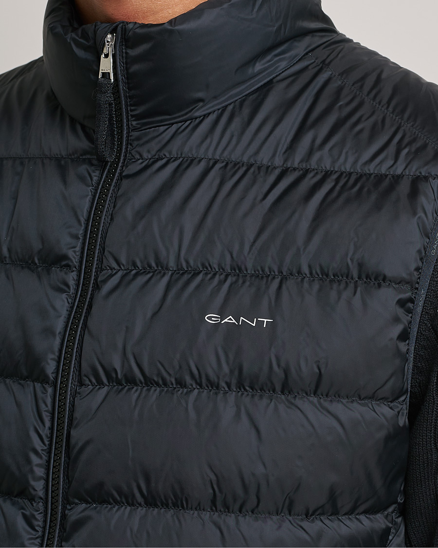 Homme | Gilets | Gant | The Light Down Gilet Black