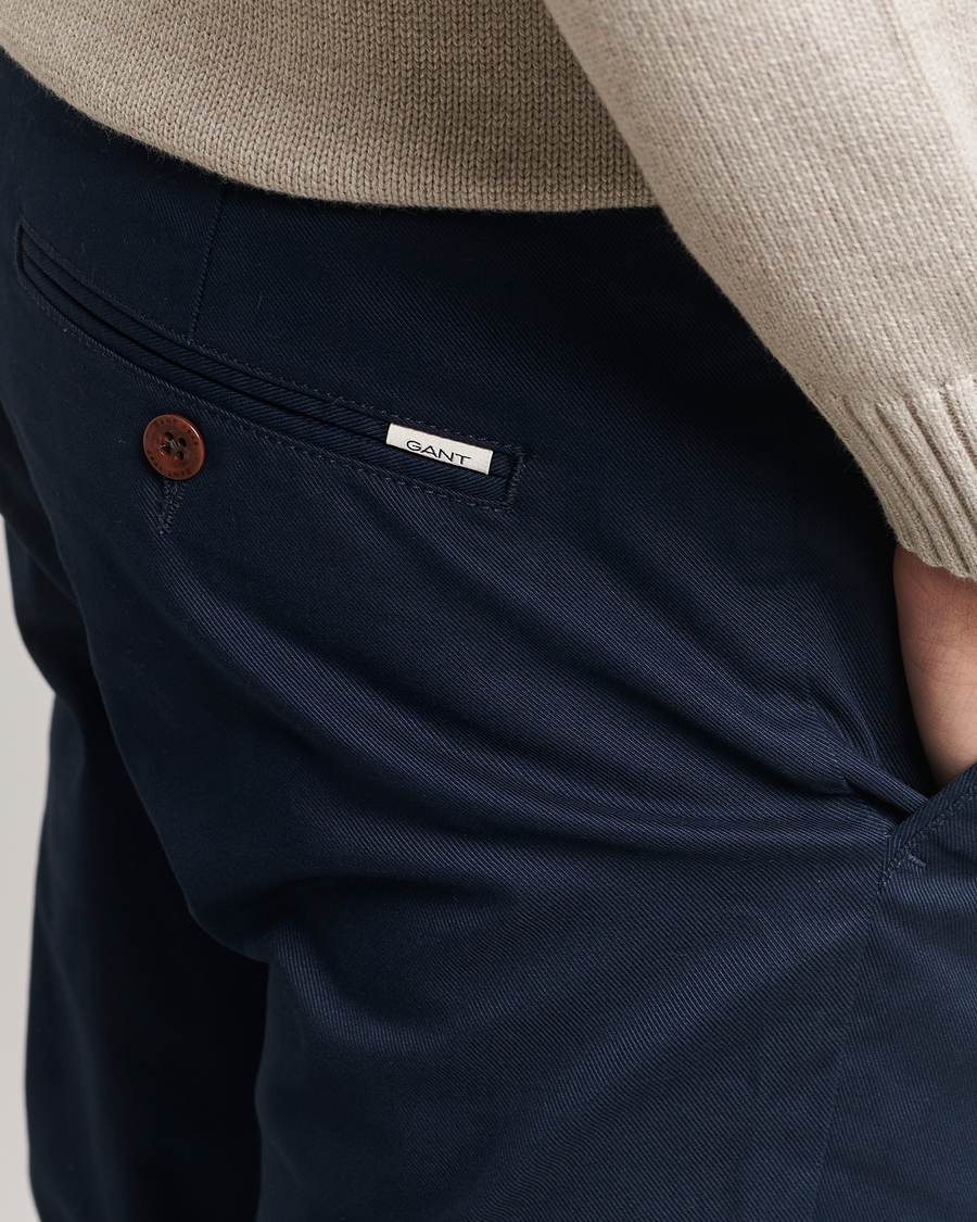 Homme | Pantalons | GANT | Slim Fit Tech Prep Chino Marine