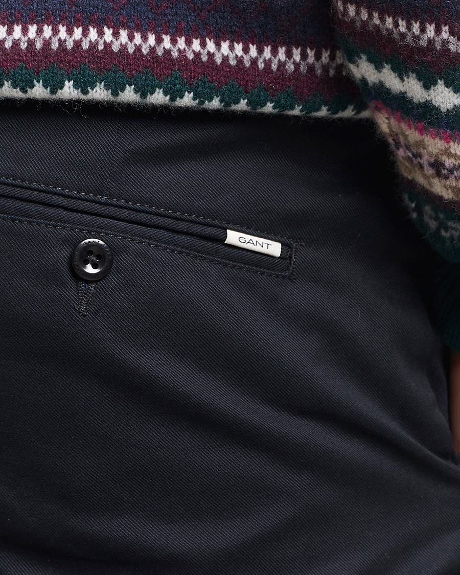 Homme | Pantalons | GANT | Slim Fit Tech Prep Chino Black