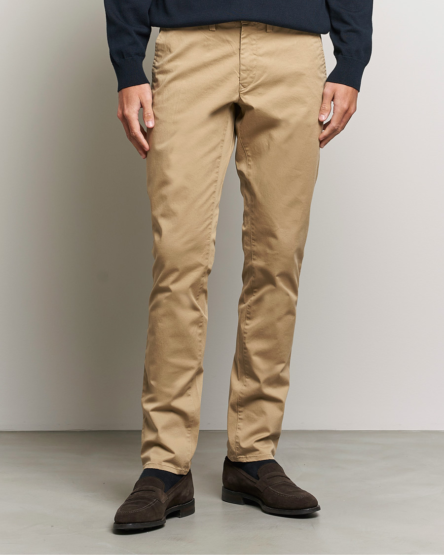 Homme | Pantalons | Gant | Slim Fit Twill Chino Dark Khaki