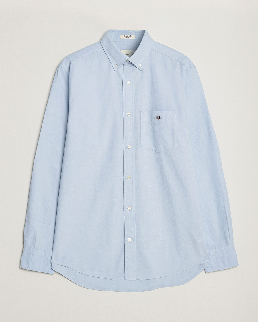 Homme | Chemises | Gant | Regular Fit Oxford Shirt Light Blue