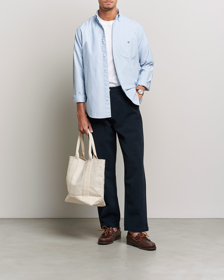 Homme | Chemises | Gant | Regular Fit Oxford Shirt Light Blue