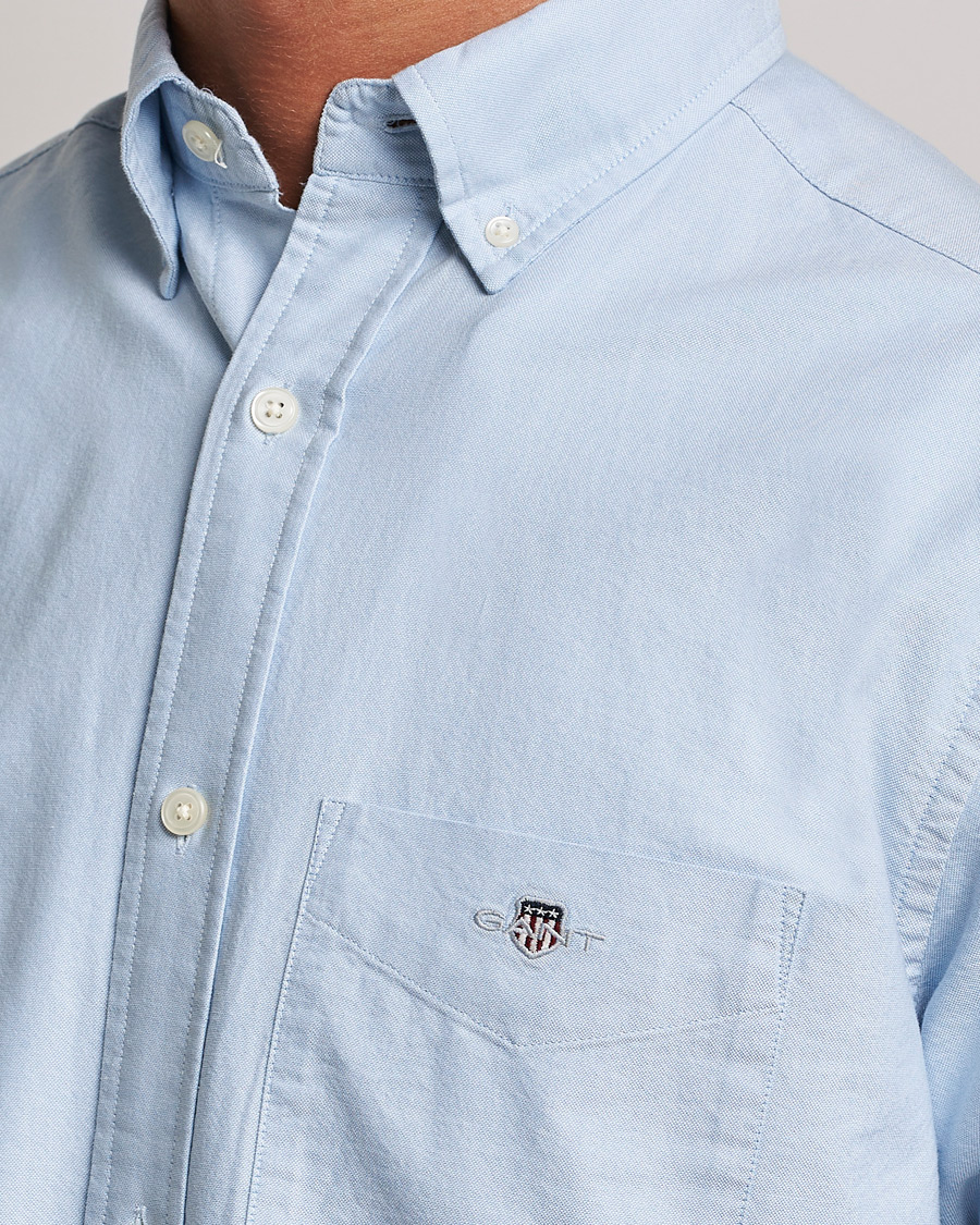 Homme | Chemises | Gant | Regular Fit Oxford Shirt Light Blue
