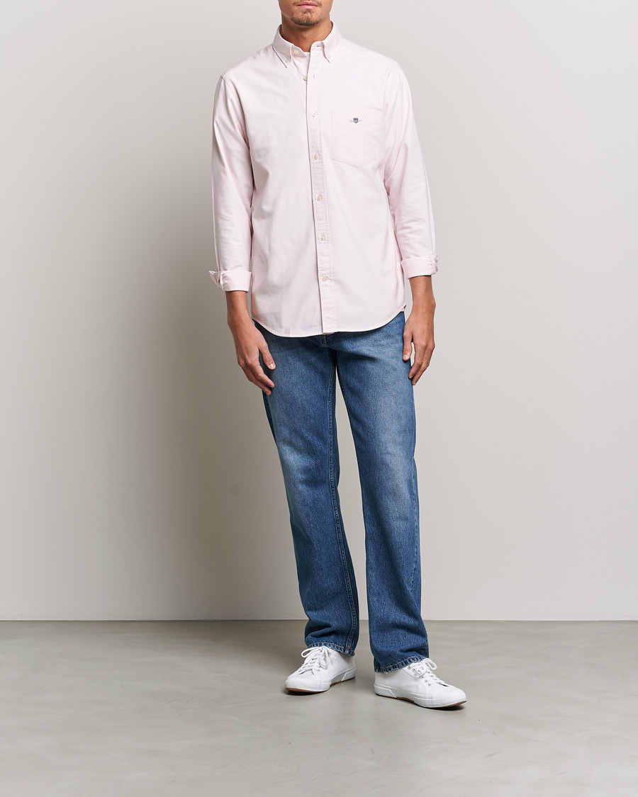 Homme | Chemises | GANT | Regular Fit Oxford Shirt Light Pink