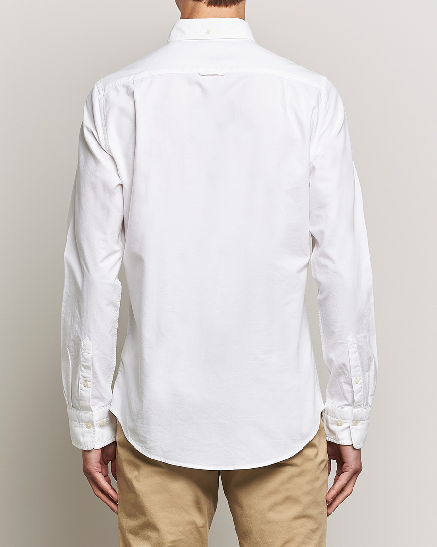 Homme | Chemises | Gant | Slim Fit Oxford Shirt White
