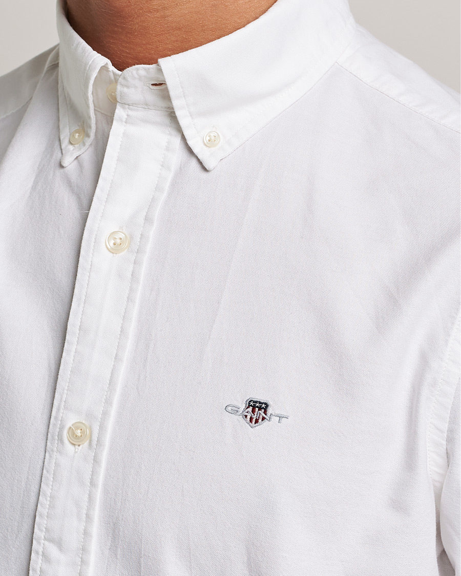 Homme | Chemises | Gant | Slim Fit Oxford Shirt White