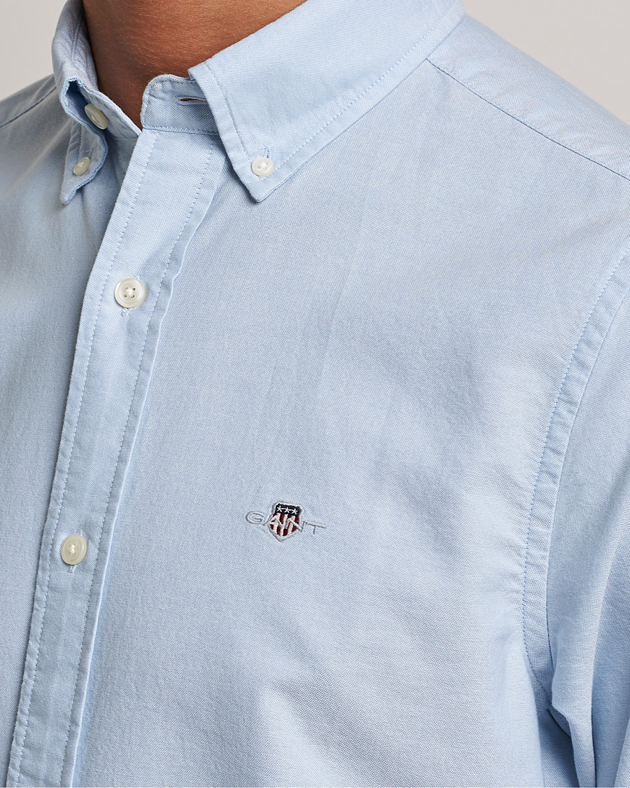 Homme | Chemises | Gant | Slim Fit Oxford Shirt Light Blue