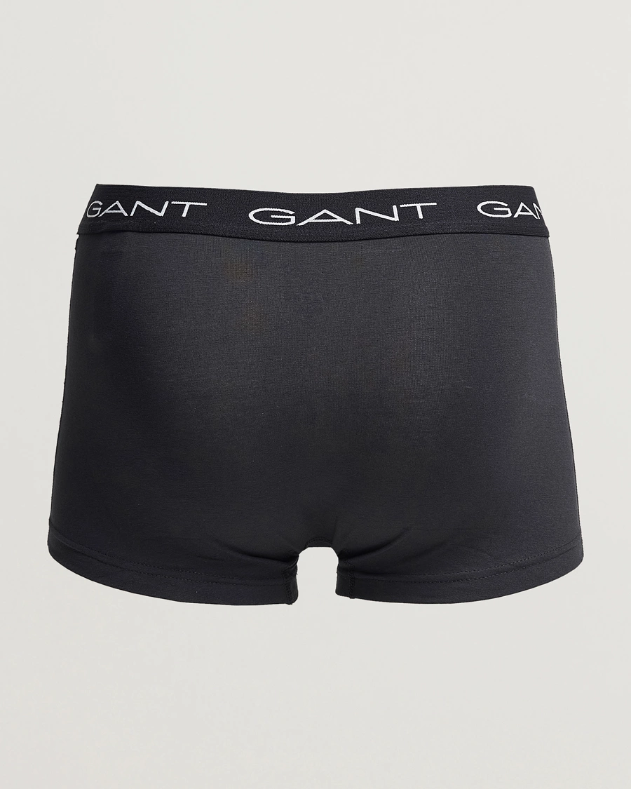 Homme | Sous-Vêtements Et Chaussettes | GANT | 3-Pack Trunk Boxer Black