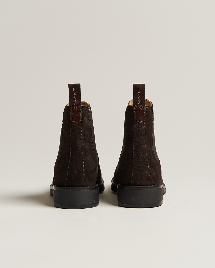 Homme | GANT Prepdale Suede Chelsea Boot Dark Brown | GANT | Prepdale Suede Chelsea Boot Dark Brown