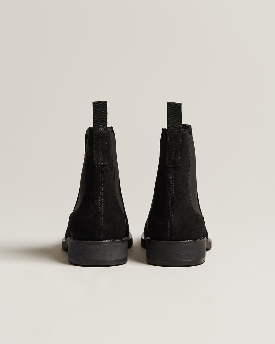 Homme | GANT Rizmood Suede Chelsea Boot Black | GANT | Rizmood Suede Chelsea Boot Black