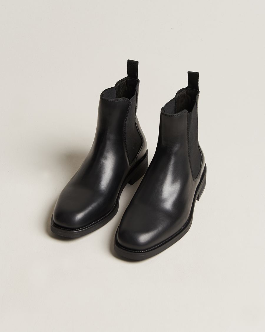 Homme | GANT Rizmood Leather Chelsea Boot Black | GANT | Rizmood Leather Chelsea Boot Black