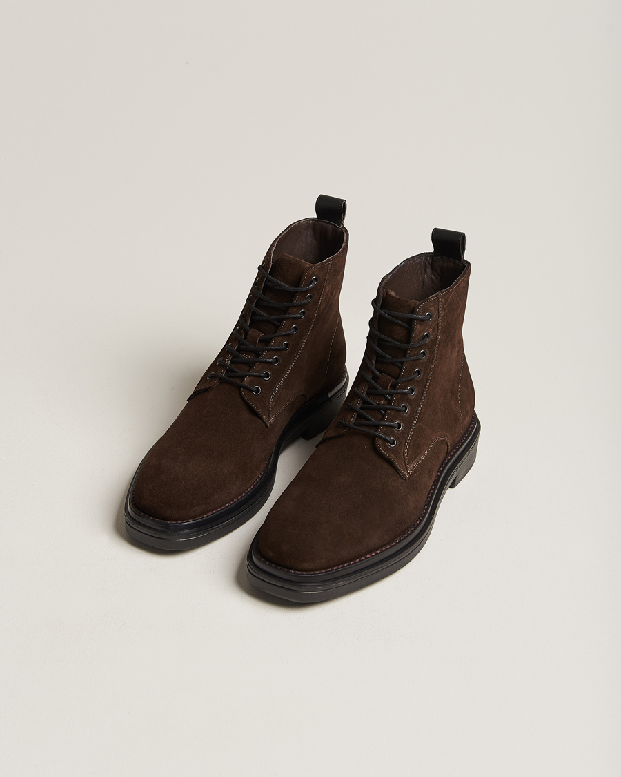 Homme | GANT Boggar Suede Boot Dark Brown | GANT | Boggar Suede Boot Dark Brown