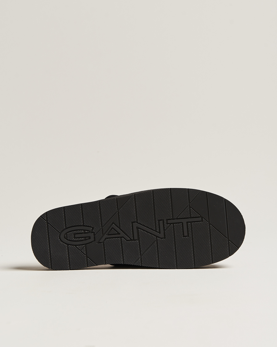 Homme | GANT Tamaware Suede Slippers Black | GANT | Tamaware Suede Slippers Black