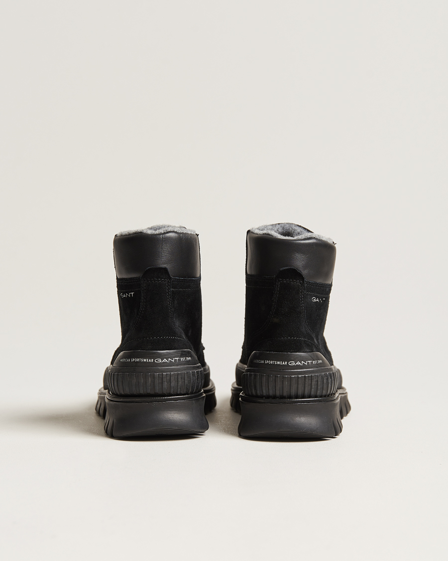 Homme | GANT Nebrada Felt Lined Suede Boot Black | GANT | Nebrada Felt Lined Suede Boot Black