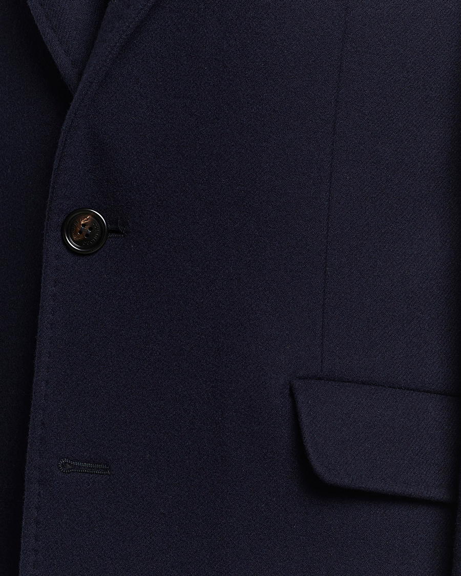 Homme | Manteaux Et Vestes | Brunello Cucinelli | Wool/Cashmere Single Breasted Coat Navy