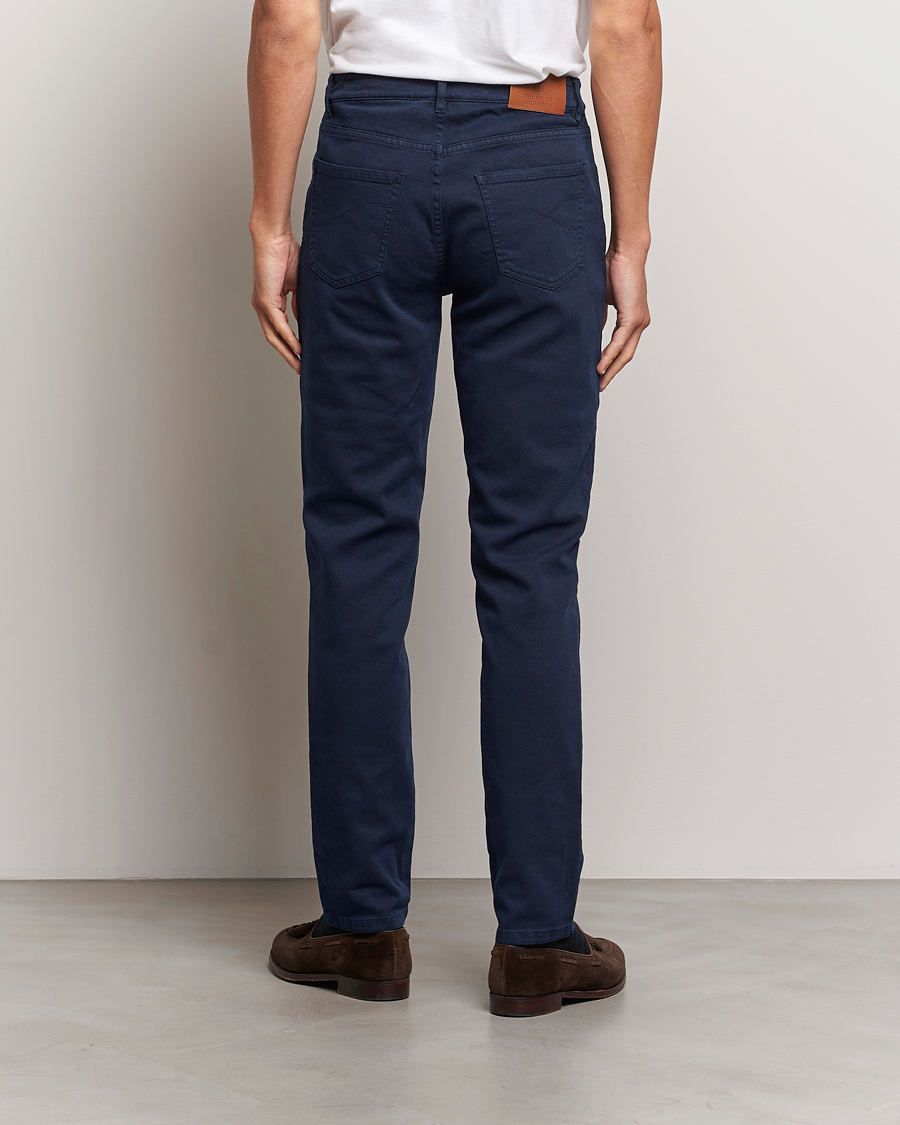 Homme | Pantalons | Brunello Cucinelli | Slim Fit Bull Denim Pants Navy