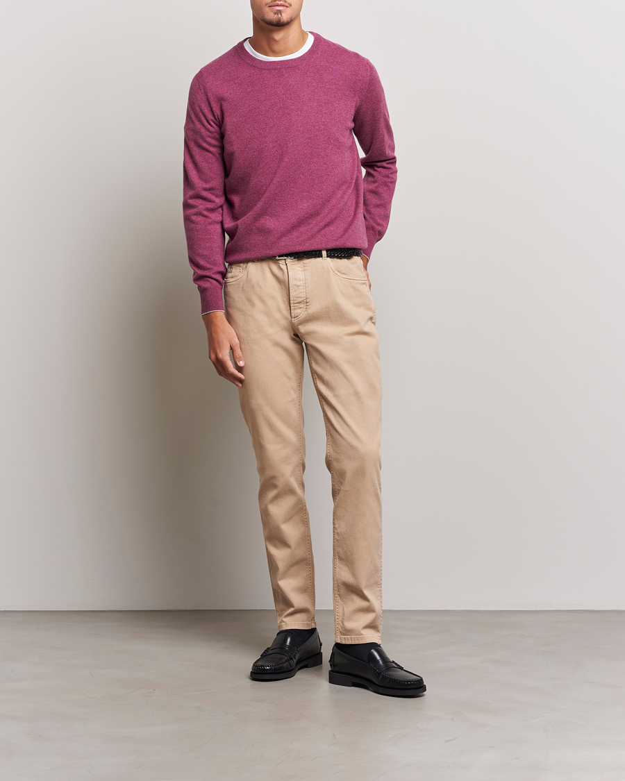 Homme | Pantalons | Brunello Cucinelli | Traditional Fit 5-Pocket Pants Beige