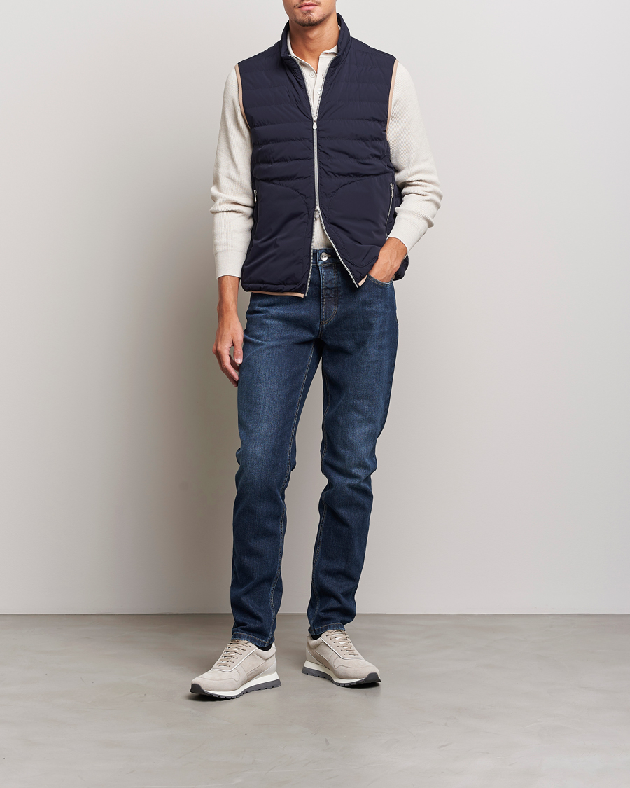Homme | Jeans | Brunello Cucinelli | Traditional Fit Jeans Dark Wash