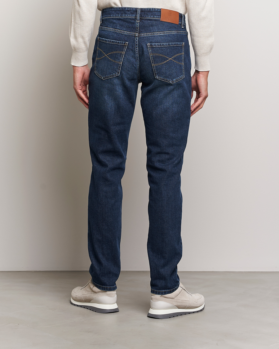 Homme | Jeans | Brunello Cucinelli | Traditional Fit Jeans Dark Wash