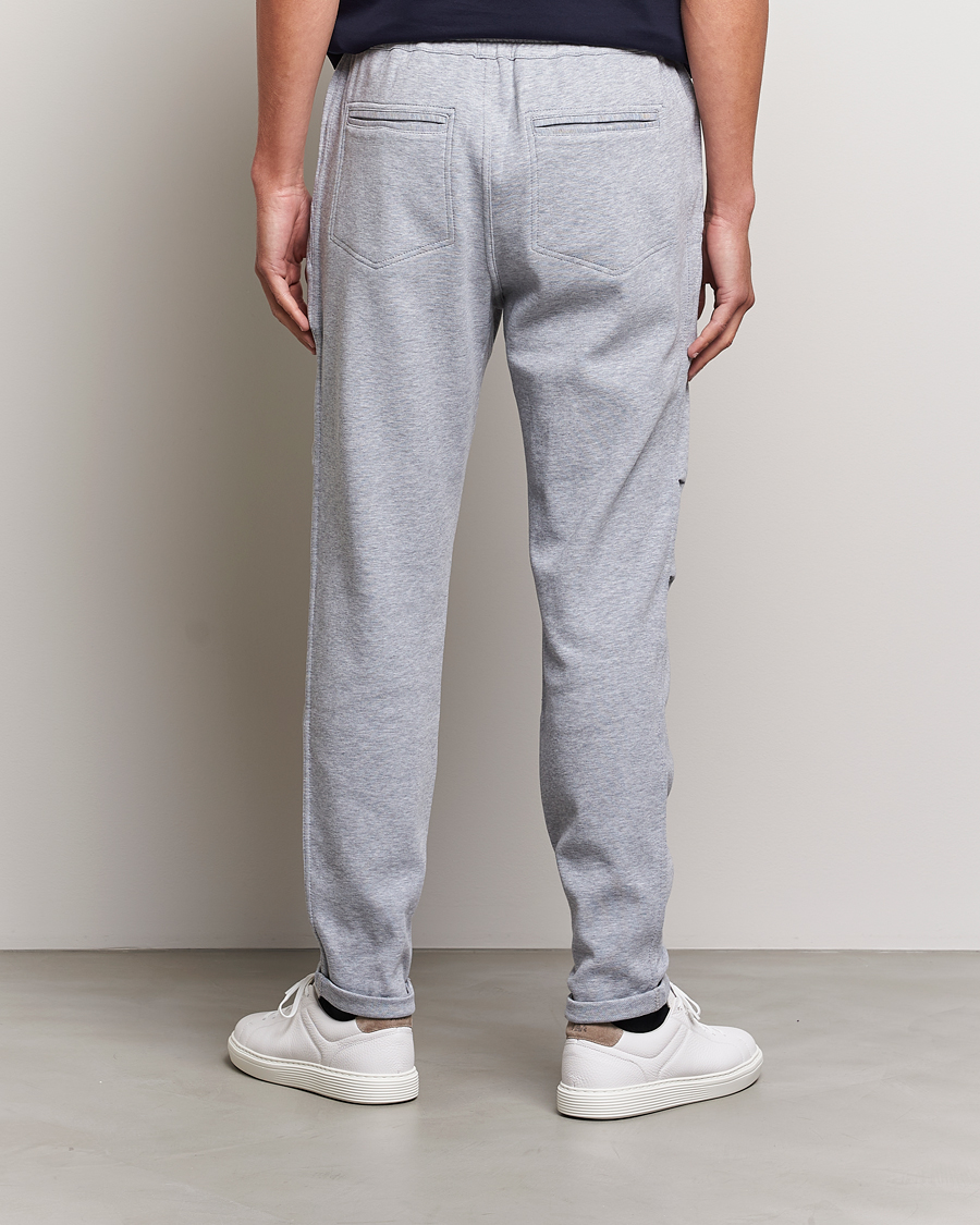 Homme | Pantalons | Brunello Cucinelli | Pleated Soft Sweatpants Grey Melange