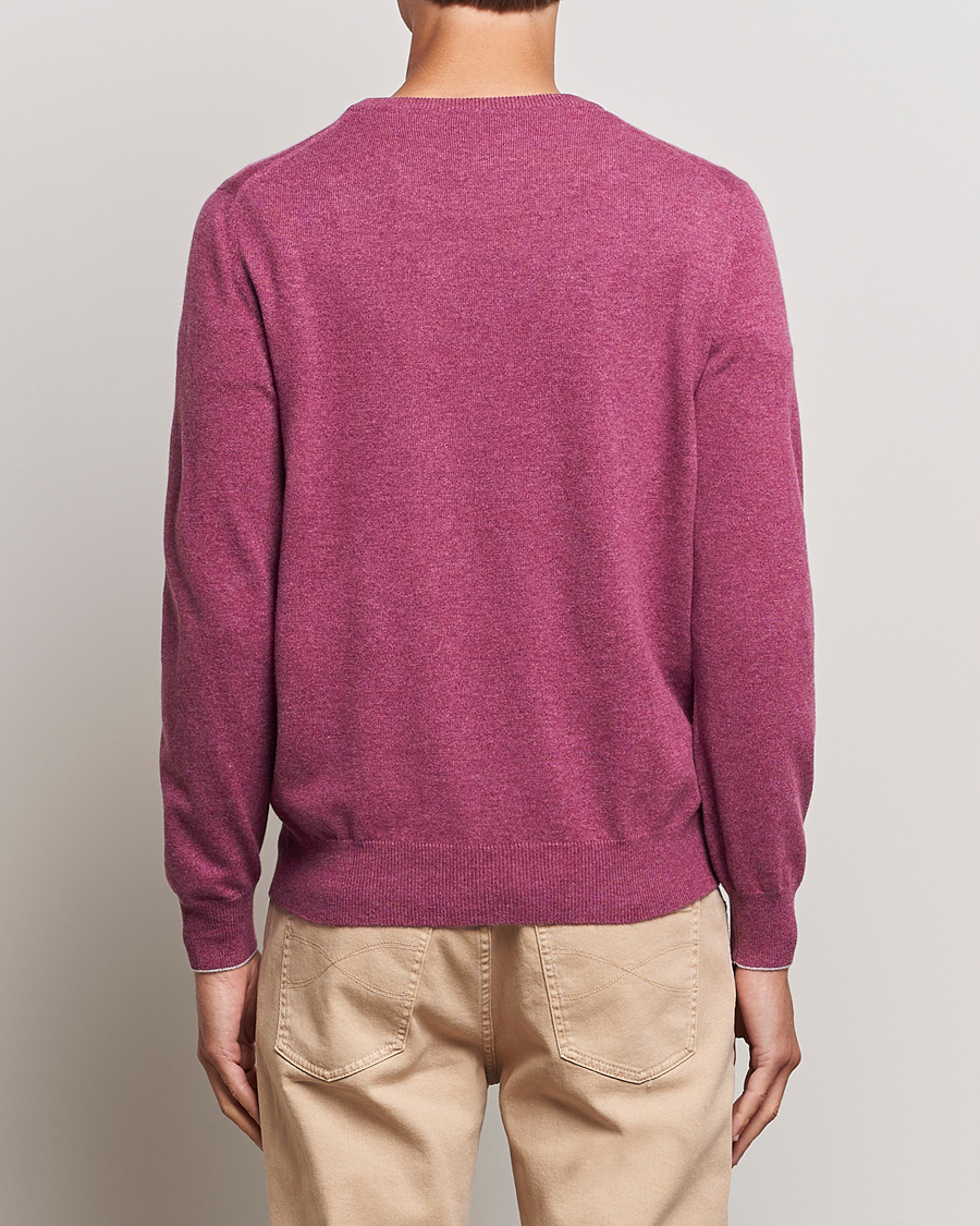 Homme | Pulls Et Tricots | Brunello Cucinelli | 2 Ply Cashmere Pullover Burgundy