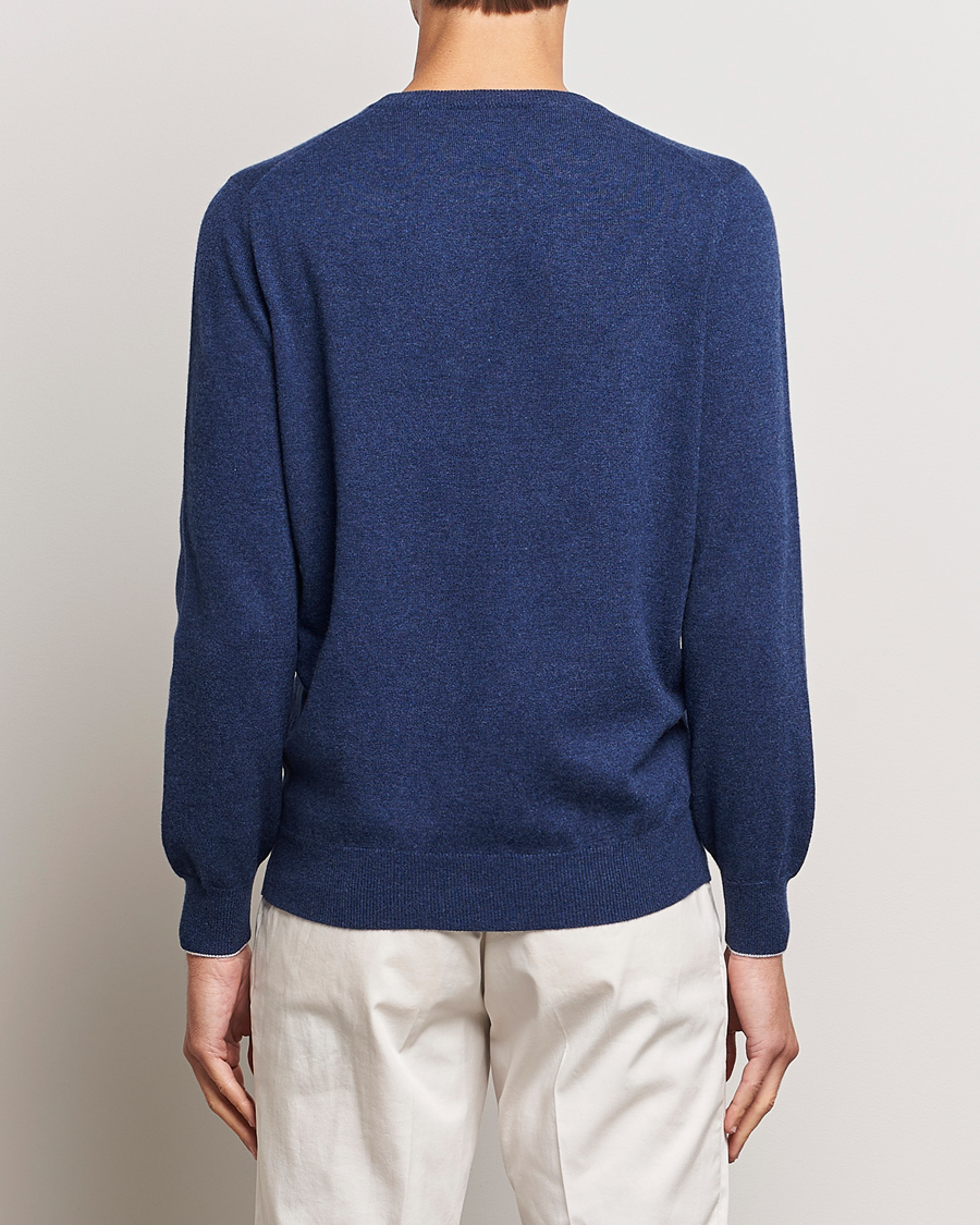 Homme | Pulls Et Tricots | Brunello Cucinelli | 2 Ply Cashmere Pullover Dark Blue