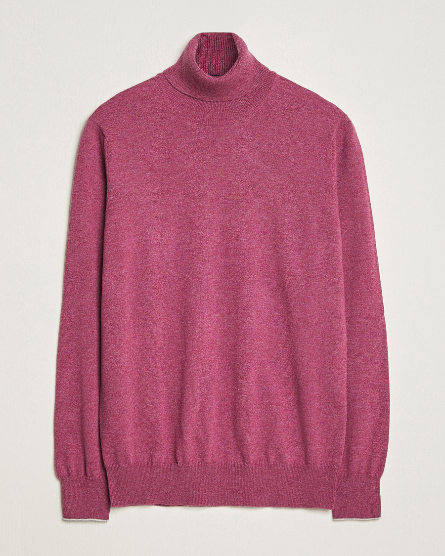 Homme | Pulls Et Tricots | Brunello Cucinelli | 2 Ply Cashmere Rollneck Burgundy