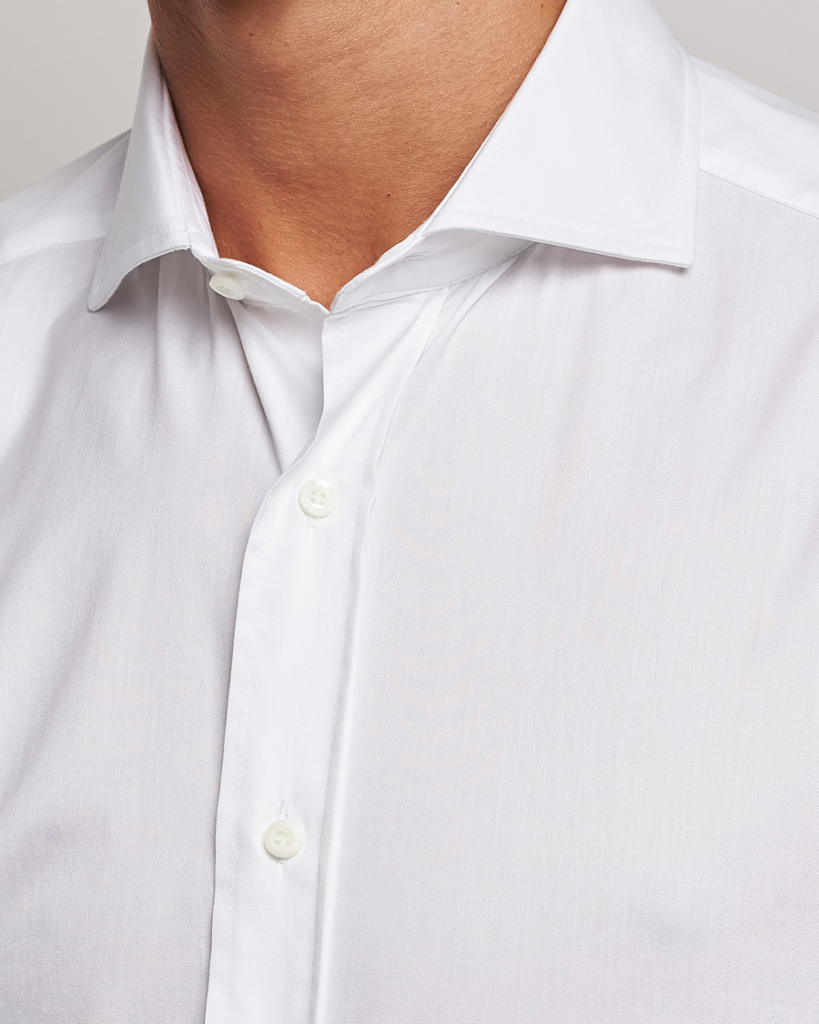 Homme | Chemises | Brunello Cucinelli | Slim Fit Poplin Shirt White